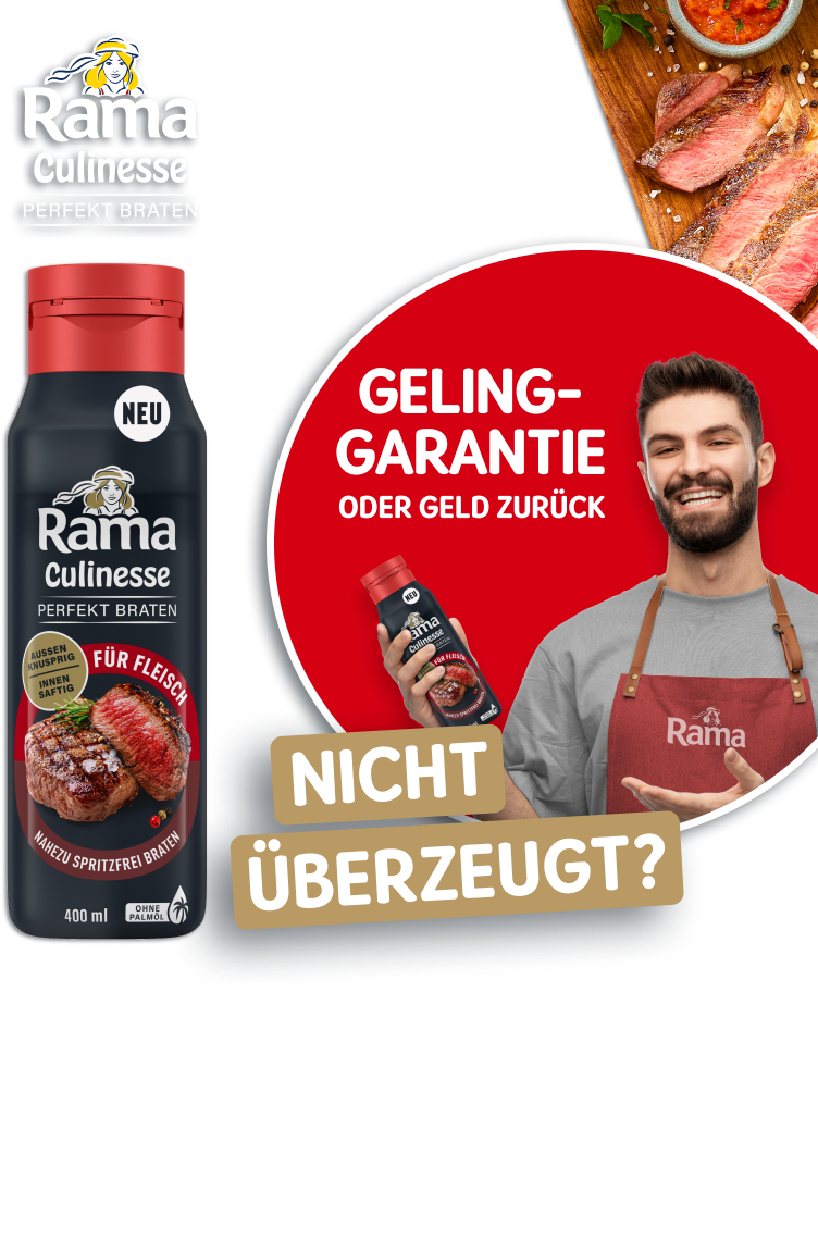 Rama Culinesse Perfekt Braten Für Fleisch - GRATIS TESTEN